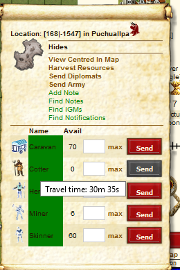 Harvester Timings