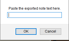 Import Note