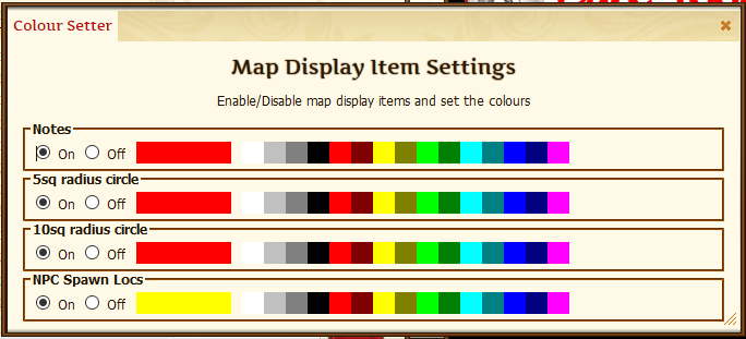 Map Display Utilities