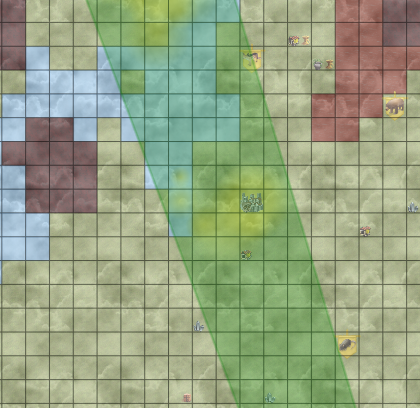 The tracker further away from the source. Unit Tracker